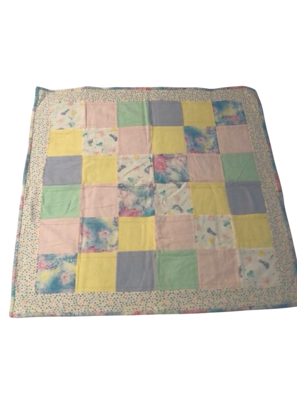 NWOT Handmade Flannel Baby Blanket